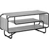 Syfax Supporto TV, 98 x 36 x 45 cm, colore grigio Sonoma, realizzato in materiale composito di legno
