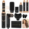 BORDRISE Airstyler, 1000W 6-In-1 Set Hairstyler Beauty Accessori Arricciacapelli | Spazzola Tonda, Spazzola Lisciante Concentratore D'aria Diffusore E Asciugacapelli Pieghevole 3 Velocità Del Flusso D'aria