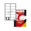 MARKIN Etichette bianche permanenti Markin Copiatabu A4 - 12 et./ff - 76,2x46,4 mm - conf. 100 ff - X210A431