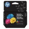 HP Cartuccia HP 302XL/304XL ciano/giallo/magenta B7RT8AE