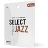 D'Addario Ance D'Addario Organic Select Jazz, taglio americano, per sax alto, durezza 2 Hard, con custodie singole, confezione da 3