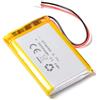 AFTERTECH 974058 3000mAh 3Ah 58x40x9,7mm CELLA POLIMERI DI LITIO LI-POLIMER LIPO 3,7v 3,7v RICARICABILE CON BMS E CONNETTORE JST PHR 02 M4F1
