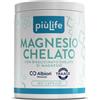 +LIFE Magnesio Chelato Albion TRAACS 450 mg PiùLife - 180 Capsule | 4 al giorno, Magnesio Bisglicinato con Vitamine B6, B1 e B5, Funzione Muscolare, Sistema Nervoso, Senza Glutine e Lattosio