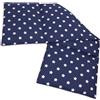 Giraffenland Cuscino con semi di colza, 60x20cm - 4 compartimenti - stelle blu - Cuscino riscaldabile per la schiena, il ventre e molto altro. Terapia caldo e freddo Cuscino termico