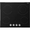 DeLonghi Piano cottura elettrico PVC 61 FK DeLonghi 60 cm vetroceramica nero