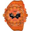Casio G-Shock GA-V01SKE-4AER Orologio Uomo Arancione | Analogico-Digitale, WR 20BAR