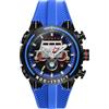 Nubeo Orologio da uomo 52mm Deimos Cronografo Star Trek Galileo Limited Edition con cinturino in gomma NB-6118
