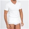 Ma.Re T-shirt scollo V Uomo cotone / lana Ma.Re art. 461 Bianco