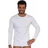 Ma.Re Maglia Uomo Cotone Felpato Manica Lunga Girocollo Ma.re. art. 486 Bianco