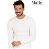 Ma.Re Maglia Uomo Lana Cotone Manica Lunga Girocollo Ma.re. art. 465 Bianco lana