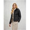 Blauer Piumino sfiancato Donna Blauer mod. CHARME art. 26WBLDC03037-006047 999EI Nero int. Beige 301