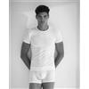 Enrico Coveri T-shirt Uomo M/M Enrico Coveri in caldo cotone art. ET1010 Bianco