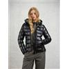 Blauer Piumino a righe Donna Blauer mod. CAROLL art. 26WBLDC02070-006648 999EI Nero int. beige 301