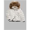 Blauer Piumino con bordo in pelliccia Donna Blauer mod. ALDIE art. 26WBLDC03034-006047 100BI Bianco ottico int. bianco ottico