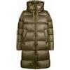 Bomboogie Piumino lungo donna in nylon lucido BOMBOOGIE mod. Geneva art. CW6630TDLC6 Dark Moss Green