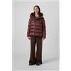 Bomboogie Piumino Donna in Nylon Lucido BOMBOOGIE mod. Rome art. GW6012TDLC6 Berry Chocolate