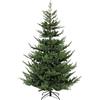 HOMCOM Albero di Natale artificiale realistico a montaggio rapido, 140x140x210 cm, verde | Aosom Italy