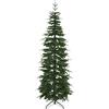 HOMCOM Albero di Natale 210 cm con 800 punte, rami a cerniera e supporto pieghevole, verde | Aosom Italy