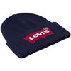 Levi's Oversized Batwing Beanie, Cuffia Uomo, Nero, Taglia unica