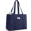bagsmart Puffer - Borsa da donna, grande borsa da lavoro | Borsa tote leggera da 21,5 l, con 3 grandi scomparti, per laptop da 15,6 pollici + scomparto per bottiglia