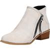 Generico Stivali Estivi Donna - Fashion Women Solid Autumn Square Heel Lace Up Short Bootie Round Toe Shoe Scarpe Primaverili Donna Campero Texani Stivali Stivaletti Estivi Leggeri