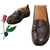 POIOZXD Scarpe ortopediche da donna in pelle, leggere, antiscivolo e traspiranti, scarpe da ginnastica ortopediche da donna, mocassini con suola piatta