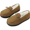 WISEHUBY Scarpe da donna, pantofole casual invernali, mocassini piatti con suola morbida, scarpe in cotone antiscivolo