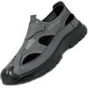 Generic Sandali da uomo casual con punta chiusa sandali estivi traspiranti in rete scarpe sportive all'aperto casual leggero antiscivolo su appartamenti da trekking