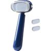 Generic Rimuovi calli piedi professionale, Raschietto a doppio lato 2in1，Blu | Lima per piedi e talloni screpolati, Raspa per duroni e pelle morta con 2 testine di ricambio per pedicure a casa