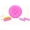 Gorger Rasoio portatile 3 in 1 con nebbia d'acqua, sapone e lama, 9 cm (rosa)