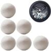 Cerioll Palline In Lana Per Asciugatrice, Palline Di Lana Per Asciugatrice, Palline Per Asciugatrice, 6 Pezzi Palline Per Asciugatrice In Lana, Palline Per Asciugatrice Di Lana, Riutilizzabili, Ø Ca 6cm