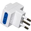 Link Adattatore 1 Spina Italiana 10A con 3 Prese 10A