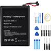 PONDWAY 5200 mAh 3,8 V Batteria per Ring S1 Video Doorbell 5UM5E5 5 Cavo Plug 2020 | Versione 2a generazione 1ICP6/5056-2 5 Pin Plug 2nd Generation Batteria ricaricabile agli ioni di litio con strumenti di