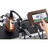PRECISTECH Macchina Di Marcatura per Cartoni Bottiglie E Imballaggi, Stampante Inkjet Online per Data Qr Code Barcode Logo Testi Variabili E Numerazioni(25.4mm Height)