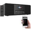 VR-Radio Stereo-Internetradio con lettore CD, DAB+/FM e Bluetooth, 40 W, nero