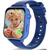 Berilona 4G Orologio Smartwatch Bambini,Smartwatch Bambini con Videochiamata, B.Blu | GPS Vocale SOS Chat Vocale WIFI Modalità Classe Sveglia Contapassi Calcolatrice Smart Watch Bambino Bambina 4-12 Anni Regalo