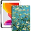 SimidunEUR Custodia per tablet per iPad Pro 11 pollici (4a generazione), colore 3,3-Angle Stand Cover, Premium Van Gogh pittura ad olio, slot per stilo integrato, nido d'ape antiurto, ritagli precisi Folio Case