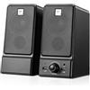 OR O R O W OROW Altoparlanti per computer, altoparlanti stereo USB Hi-Fi per PC, altoparlante desktop da 16 W, chip audio DSP integrato, bassi profondi e voce pura, altoparlanti per laptop con jack