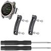 NovemFoal Set di protezioni di ricambio compatibili con orologio Garmin Fenix 8 Pro/Fenix 8/Tactix 8/Quatix 8, strisce anti-collisione con cacciavite e viti, confezione da 2