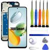 VUXYIT Compatibile con Honor 200 Smart, ricambio per touch screen, digitalizzatore e display LCD [con cornice] [con impronte digitali] con kit di riparazione