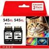 CUNJIANG 545XL Cartucce Cartucce d'inchiostro Sostituzione per Canon 545 XL PG 545 PG-545 XL Multipack per MX490 MX495 MG2550s MG2550 TS3150 TS3151 TS3350 TR4550 TR4551 (2nero)