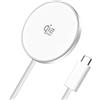 Poukey 25W QI2 Caricatore Wireless iPhone Magnetico, Base di Ricarica Wireless Rapida per iPhone 18 17 16 15/Pro/Pro Max/Plus/Duo/17e/14/13/12 Serie