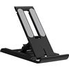 Qusinfc Supporto regolabile per telefono cellulare antiscivolo Supporto per dock stabile pieghevole da tavolo compatibile con tutti i telefoni cellulari desktop