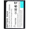 YUEFANSEN LP-E10 Batteria 2200mAh compatibile con Canon EOS 1100D 1200D | 1300D 1500D 2000D 3000D 4000D Rebel T3 T5 T6 EOS Kiss X50 X70 X80
