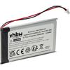 vhbw batteria compatibile con Garmin Ique M4 navigatore GPS (1250mAh, 3,7V, Li-Poly)