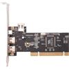 BOFRHME 3 Porte IEEE 1394 Scheda di PCI di Adattatore IEEE Scheda Controller PCI 1394 per PC Desktop