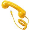 Generic Ricevitore telefonico retrò per telefono, ricevitore per telefoni di tipo C | Con Microfono Ricevitore Telefonico per Telefono Cellulare per Videoconferenze Chiamate Chat Aula Casa Scuola Halloween