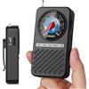 PRUNUS J-162 Radio Portatile AM/FM con Connessione per Auricolari Bluetooth | Mini Radiolina Ricaricabile da 800 mAh, con Jack per Cuffie, Slot per Scheda TF, Laccetto e Clip da Cintura.
