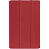 SimidunEUR Custodia per Samsung Galaxy Tab S7 FE da 12,4, rosso vino, custodia sottile in pelle PU con portapenne e retro rigido in policarbonato, custodia antiurto per auto sleep/wake