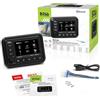 Generico KIT SET PER BOSS AUDIO SYSTEMS MGV550B, 1 stereo marino ricevitore AM/FM, gauge digital media receiver, bluetooth integrato, waterproof, 1 pezzo + accessori
